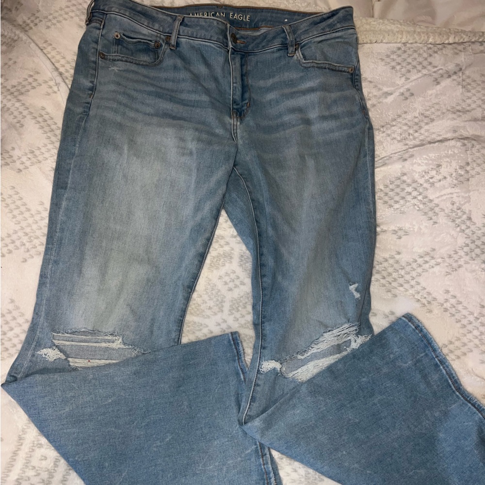 American Eagle low rise flare